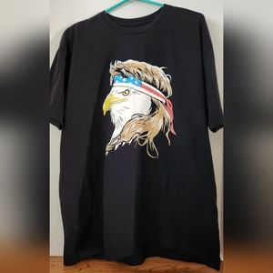American AF Men's Mullet Eagle Tee XL